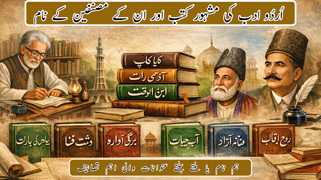 Ham naam kitabain Urdu adab complete list