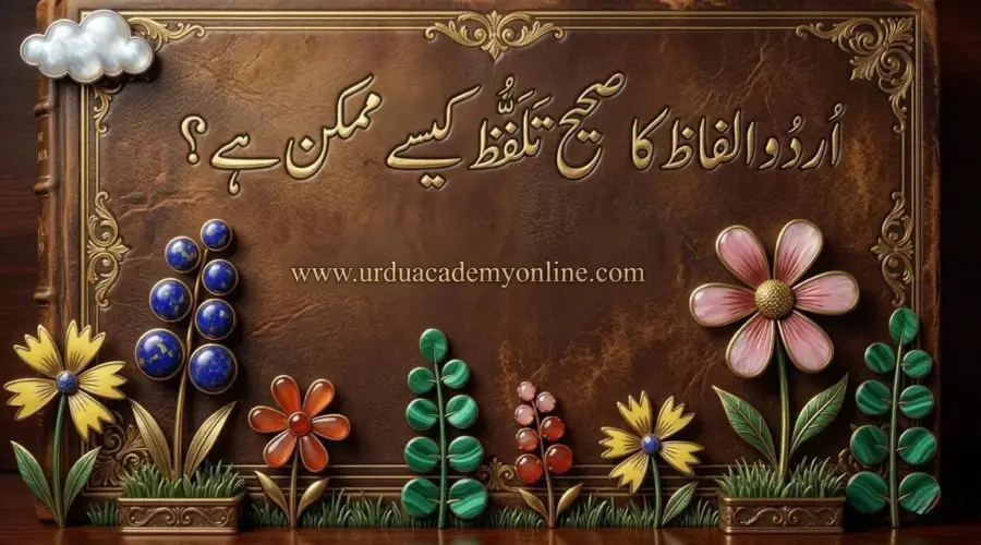 اردو الفاظ کا صحیح تلفظ