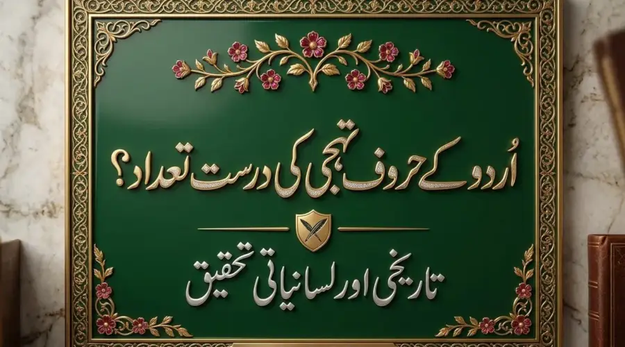 اُردُو حروفِ تہجی کی درست تعداد (54) اُردُو حروفِ تہجی کی تعداد