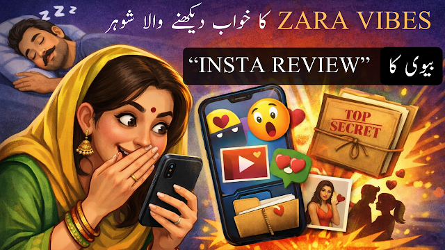 نسٹاگرام پر چیٹنگ کرتا ہوا شوہر اور غصے میں بیوی - مزاحیہ ازدواجی اردو کہانی